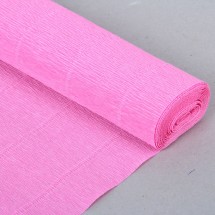 Бумага гофрированная простая 180 гр 554 розовый, цена за рулон